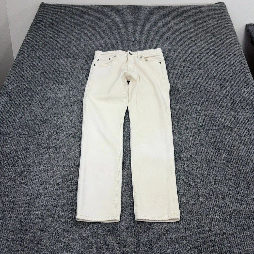 American Eagle Jeans Mens 28x28 White Cotton Extreme Flex Slim Casual Streetwear